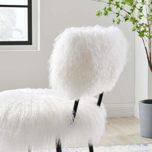 Load image into Gallery viewer, Skylar Sheepskin Chair by Modway