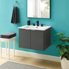 Load image into Gallery viewer, Maybelle 24" Wall-Mount Bathroom Vanity by Modway