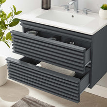 Load image into Gallery viewer, Render 30" Wall-Mount Bathroom Vanity by Modway