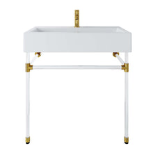 Load image into Gallery viewer, Redeem 32" Acrylic Wall-Mount Bathroom Vanity by Modway