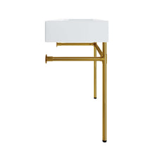 Load image into Gallery viewer, Redeem 32" Wall-Mount Gold Stainless Steel Bathroom Vanity by Modway