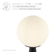 Load image into Gallery viewer, Apex Glass Globe Glass Table Lamp by Modway