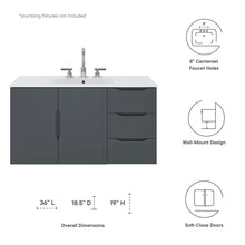 Load image into Gallery viewer, Vitality 36" Bathroom Vanity by Modway
