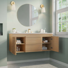 Load image into Gallery viewer, Render 48" Wall-Mount Bathroom Vanity by Modway