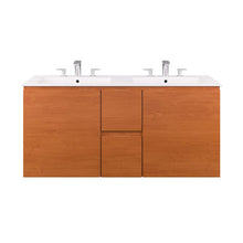 Load image into Gallery viewer, Scenic 48" Double Wall-Mount Bathroom Vanity by Modway