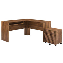 Load image into Gallery viewer, Render Wood Desk and File Cabinet Set by Modway