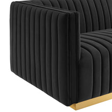 Load image into Gallery viewer, Conjure Channel Tufted Performance Velvet Sofa in
