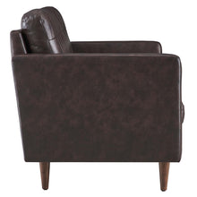 Load image into Gallery viewer, Exalt Tufted Leather Sofa by Modway