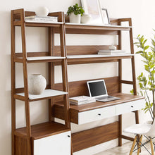 Load image into Gallery viewer, Bixby 2-Piece Wood Office Desk and Bookshelf by Modway