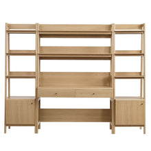 Load image into Gallery viewer, Bixby 3-Piece Wood Office Desk and Bookshelf by Modway