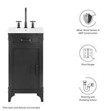Load image into Gallery viewer, Steamforge 18" Bathroom Vanity Cabinet (Sink Basin Not Included) by Modway