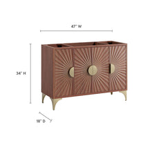 Load image into Gallery viewer, Daylight 48" Single Sink Compatible (Not Included) Bathroom Vanity Cabinet by Modway