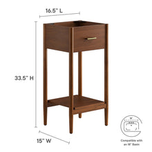 Load image into Gallery viewer, Zaire 18" Bathroom Vanity Cabinet (Sink Basin Not Included) by Modway
