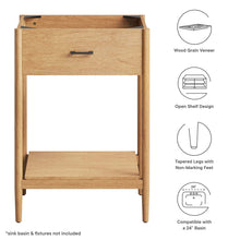 Load image into Gallery viewer, Zaire 24" Bathroom Vanity Cabinet (Sink Basin Not Included) by Modway