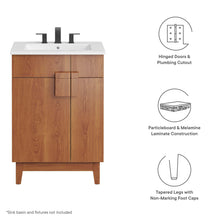 Load image into Gallery viewer, Miles 24Ó Bathroom Vanity Cabinet (Sink Basin Not Included) by Modway