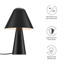Load image into Gallery viewer, Jovial Metal Mushroom Table Lamp by Modway