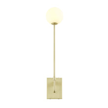 Load image into Gallery viewer, Riva White Globe Wall Sconce by Modway