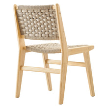 Load image into Gallery viewer, Saoirse Woven Rope Wood Dining Side Chair Set of 2 by Modway