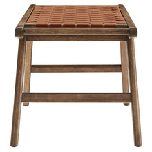 Load image into Gallery viewer, Saoirse 47" Faux Leather Wood Bench by Modway