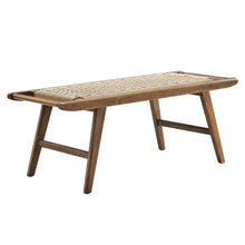Load image into Gallery viewer, Saoirse 47" Wove Rope Wood Bench by Modway