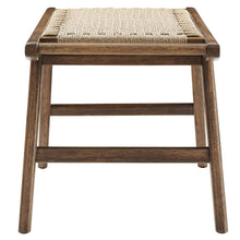 Load image into Gallery viewer, Saoirse 47" Wove Rope Wood Bench by Modway