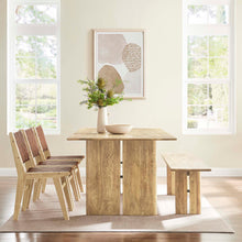 Load image into Gallery viewer, Amistad 86" Wood Dining Table and Bench Set by Modway