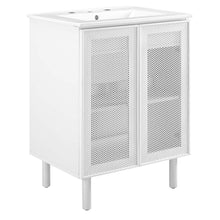 Load image into Gallery viewer, Calla 24" Perforated Metal Bathroom Vanity by Modway