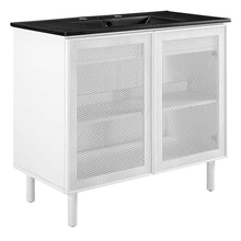 Load image into Gallery viewer, Calla 36" Perforated Metal Bathroom Vanity by Modway