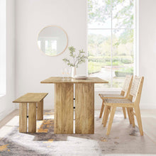 Load image into Gallery viewer, Amistad 60" Wood Dining Table and Bench Set by Modway