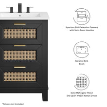 Load image into Gallery viewer, Dixie 24" Solid Wood Bathroom Vanity by Modway