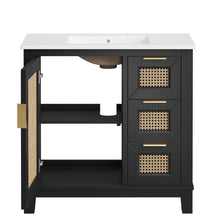 Load image into Gallery viewer, Dixie 36Ó Solid Wood Bathroom Vanity Cabinet by Modway