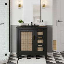 Load image into Gallery viewer, Dixie 36Ó Solid Wood Bathroom Vanity Cabinet by Modway