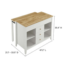 Load image into Gallery viewer, Farmstead Kitchen Island by Modway