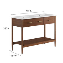 Load image into Gallery viewer, Zaire 48" Double Sink Bathroom Vanity by Modway