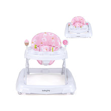 Load image into Gallery viewer, Foldable Baby Activity Walker with Adjustable Height and Detachable Seat Cushion-Pink
