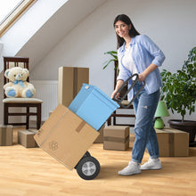 Load image into Gallery viewer, P-Handle Sack Truck with 10 Inch Wheels and Foldable Load Area-Black