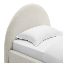 Load image into Gallery viewer, Resort Upholstered Fabric Arched Round Twin Platform Bed by Modway