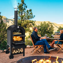 Load image into Gallery viewer, Portable Outdoor Pizza Oven with Pizza Stone and Waterproof Cover