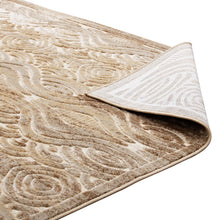Load image into Gallery viewer, Kennocha Rustic Vintage Abstract Waves 8x10 Area Rug by Modway