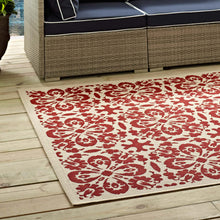 Load image into Gallery viewer, Ariana Vintage Floral Trellis Indoor and Outdoor 4x6 Area Rug by Modway