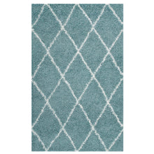 Load image into Gallery viewer, Toryn Diamond Lattice 8x10 Shag Area Rug by Modway
