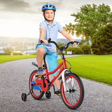Load image into Gallery viewer, 18 Feet Kid's Bike with Removable Training Wheels-Red