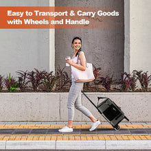 Load image into Gallery viewer, 50-Can Large Leakproof Rolling Cooler with Detachable Bottom Plate-Gray