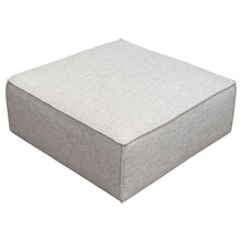 Load image into Gallery viewer, Vice Square Ottoman in Barley Fabric by Diamond Sofa