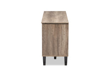 Load image into Gallery viewer, Baxton Studio Cardiff Modern and Contemporary Light Brown Wood 55-Inch TV Stand