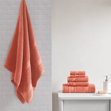 Load image into Gallery viewer, Madison Park Essentials Super Soft 6 Piece Cotton Towel Set Mpe73-664