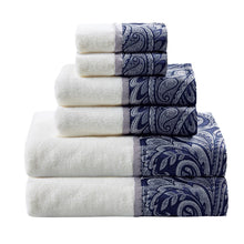 Load image into Gallery viewer, Aubrey 6 Piece Jacquard Towel Set MP73-7451 By Olliix