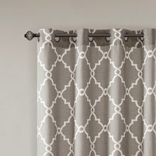 Load image into Gallery viewer, Madison Park Fretwork Print Window Curtain -108" Panel MP40-2018 By Olliix