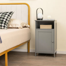 Load image into Gallery viewer, Bathroom Freestanding Adjustable Shelf Floor Storage Cabinet-Gray