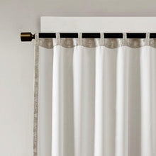 Load image into Gallery viewer, Sunsmart Cassius Marble Jacquard Total Blackout Rod Pocket/Back Tab Curtain Panel SS40-0097 By Olliix